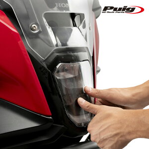 Puig 22023W ADHERE HEADLIGHT PROTECTOR [CLEAR] HONDA CB500 HORNET (24-) �v�[�` �w�b�h���C�g�v���e�N�g�V�[�g