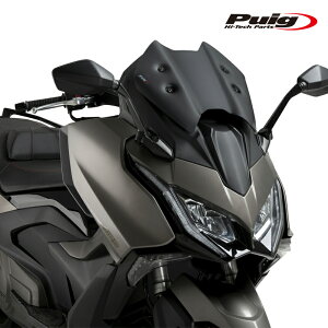 Puig 22048J WINDSHIELD V-TECH LINE SPORT [MATT BLACK] KYMCO AK550 PREMIUM(24-25) v[` XN[ JE