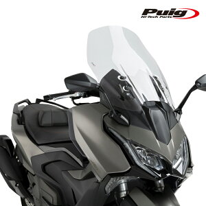 Puig 22049W WINDSHIELD V-TECH LINE TOURING [CLEAR] KYMCO AK550 PREMIUM(24-25) v[` XN[ JE