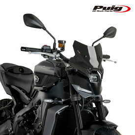 Puig 22077C WINDSHIELD NEW GENERATION SPORT [CARBON PRINT] YAMAHA MT-09 (24-25) MT-09 SP (24-25) プーチ ニュージェネレーションNKスクリーン
