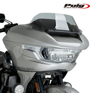 Puig 22107H HIGH-ROAD SPORT SCREEN [SMOKE] HARLEY DAVIDSON ROAD GLIDE FLTRX(24-25)v[` XN[ JE