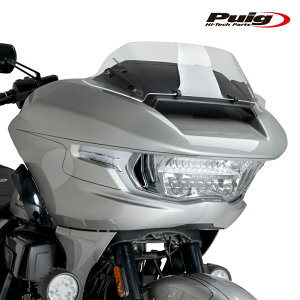 Puig 22107W HIGH-ROAD SPORT SCREEN [CLEAR] HARLEY DAVIDSON ROAD GLIDE FLTRX(24-25)v[` XN[ JE