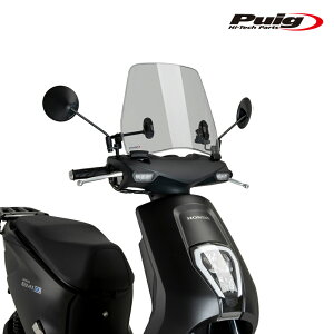 Puig 22156H WINDSHIELD TRAFIC [SMOKE] HONDA EM1 E (24-) �v�[�` �E�C���h�X�N���[�� �g���t�B�b�N