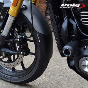 Puig 22176N FRONT FENDER EXTENSION [BLACK] TRIUMPH SPEED 400 (24-25) �G�N�X�e���h�t�F���_�[ �t�����g