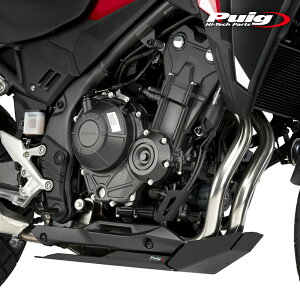 Puig 22205N OIL-CARTER GUARD [BLACK] HONDA CB500X (19-24) NX500 (24-) NX400 (24-) v[` A_[K[h