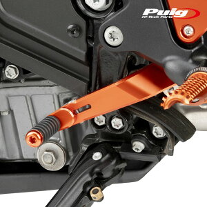 Puig 22206T ADJUSTABLE BRAKE FOOT PEDAL [ORANGE] KTM 990 DUKE (24-25) �v�[�` �A�W���X�^�u���u���[�L�y�_��