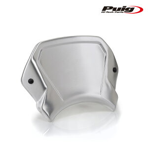 Puig 22224P ALUMINIUM FRONTAL PLATE[SILVER] TRIUMPH SCRAMBLER 1200X (24-25) �v�[�` �t�����g�p�l�� �[�b�P���v���[�g