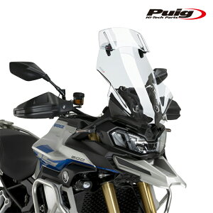 Puig 22318W TOURING SCREEN WITH VISOR [CLEAR] VOGE 900DSX (24-) �c�[�����O�X�N���[�� �o�C�U�[�t��