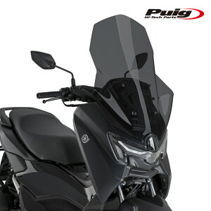 Puig 22407F WINDSHIELD V-TECH LINE TOURING [DARK SMOKE] YAMAHA NMAX 125(25-) NMAX 125 TECH MAX(25-) v[` XN[ JE