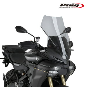 Puig 22456H TOURING SCREEN [SMOKE] YAMAHA TRACER 9 / 9GT / 9GT PLUS / 9 Y-AMT (25-) �v�[�` �X�N���[�� �J�E��