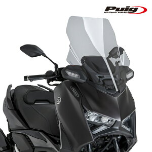 Puig 22544H WINDSHIELD V-TECH LINE TOURING [SMOKE] YAMAHA X-MAX125 TECH MAX(25-) v[` XN[ JE