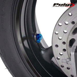 Puig 8100A RACE VALVES [BLUE] 2��1SET ��8.3 �ėp �v�[�` �G�A�[�o���u
