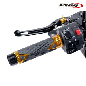 Puig 8191O RADIKAL GRIPS [GOLD] 123mm �ėp ���f�B�J�� �O���b�v �v�[�` �n���h���o�[�G���h