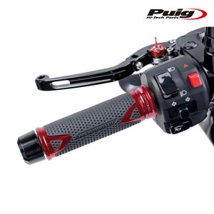 Puig 8191R RADIKAL GRIPS [RED] 123mm �ėp ���f�B�J�� �O���b�v �v�[�` �n���h���o�[�G���h