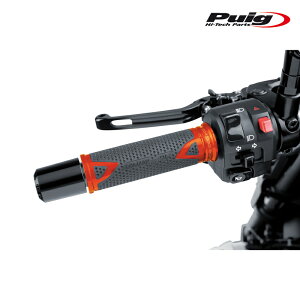 Puig 8191T RADIKAL GRIPS [ORANGE] 123mm �ėp ���f�B�J�� �O���b�v �v�[�` �n���h���o�[�G���h