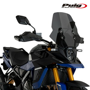 Puig 21652F TOURING SCREEN [DARK SMOKE] SUZUKI DL800 V-STROM (24-25) �v�[�` �X�N���[�� �J�E�� �X�Y�L V�X�g���[��