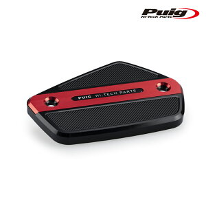 Puig 22397R BRAKE LIQUID TANK COVER [RED] HONDA CB1000 HORNET/SP (25-26) �v�[�` �u���[�L�t���[�h�^���N�L���b�v