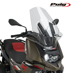 Puig 22410W WINDSHIELD V-TECH LINE TOURING [CLEAR] BMW C400X (19-) �v�[�` �c�[�����O�X�N���[�� �J�E��