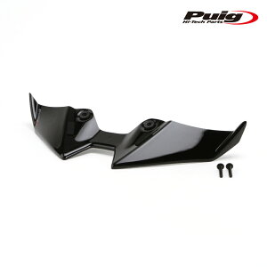 Puig 22446N DOWNFORCE NAKED FRONTAL SPOILERS [BLACK] KAWASAKI Z900(25-) �v�[�` �t�����g�_�E���t�H�[�X �l�C�L�b�h�X�|�C���[