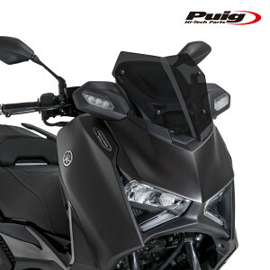 Puig 22571F WINDSHIELD V-TECH LINE SPORT [DARK SMOKE] YAMAHA X-MAX 125 TECH MAX+(25) v[` XN[ JE