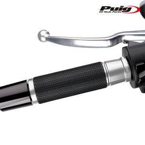 Puig 3553P HI-TECH ASCENT GRIPS [SILVER] 123mm ėp v[` AZg Obv