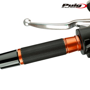 Puig 3553T HI-TECH ASCENT GRIPS [ORANGE] 123mm ėp v[` AZg Obv
