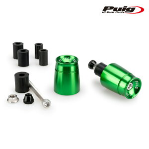 Puig 21011V BAR ENDS SPORT MODEL [GREEN] APRILIA TUONO V4 1100 FACTORY (15-20) BMW C400GT (18-24) etc. �v�[�` �o�[�G���h �X�|�[�c
