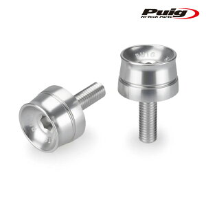 Puig 21028P BAR ENDS SPEED MODEL [SILVER] BMW F900R (20-26) M1000R (23-24) R1300RS (25-26) �v�[�` �n���h���o�[�G���h