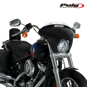 Puig 21051W BATWING SML WINDSHIELD SPORT [CLEAR] HARLEY DAVIDSON SOFTAIL LOW RIDER FXLR (18-20) �v�[�` �E�C���h�V�[���h �o�b�g�E�C���O