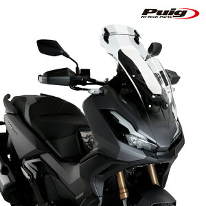 Puig 21265W TOURING SCREEN WITH VISOR [CLEAR] HONDA ADV 350 (22-26) ADV 350 SE(26) �v�[�` �c�[�����O�X�N���[�� �o�C�U�[�t��