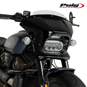 Puig 21325W SEMIFARINGS FURY SPORT GLOSSBLACK [CLEAR] HARLEY DAVIDSON SPORTSTER S RH1250S(21-26) �v�[�`�t���[���[ �X�|�[�c