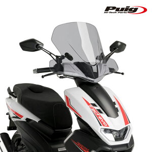Puig 21328H WINDSHIELD CITY TOURING [SMOKE] KEEWAY F-ACT EVO 125 ie 4T E5 (21-25) �v�[�` �X�N���[�� �J�E��