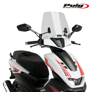 Puig 21329H WINDSHIELD TRAFICL [GLOSS BLACK/SMOKE] KEEWAY F-ACT EVO 125 ie 4T E5 (21-25) �v�[�` �X�N���[�� �J�E��