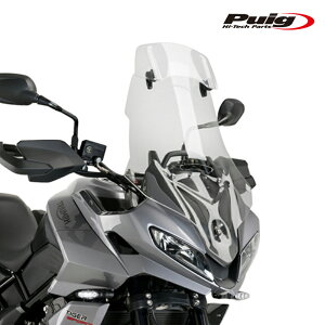 Puig 21403H TOURING WINDSHIELD WITH VISOR [SMOKE] TRIUMPH TIGER SPORT 660 (22-25) �v�[�` �X�N���[�� �J�E�� �o�C�U�[�t��