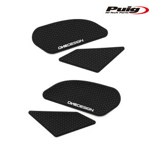 Puig 21683N SPECIFIC SIDE TANK PADS [BLACK] HONDA CB500F (19-23) �v�[�` �T�C�h�^���N�p�b�h