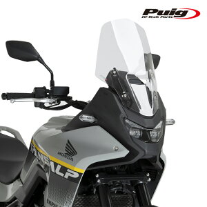 Puig 22573W TOURING SCREEN [CLEAR] HONDA XL750 TRANSALP (25-26) �v�[�` �c�|�����O�X�N���[��