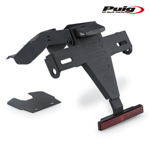 Puig 22724N LICENSE SUPPORTS [BLACK] DUCATI STREETFIGHTER V2 (25-) �v�[�` �t�F���_�[���XKIT