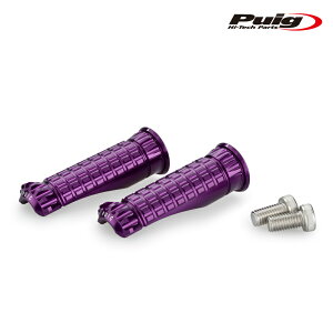 Puig 9192L R-FIGHTER FOOTPEGS [PURPLE] �ėp �v�[�` �t�b�g�y�O