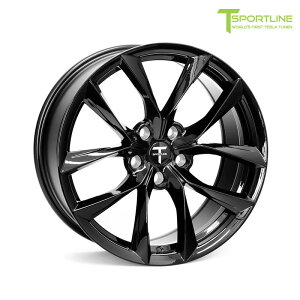 [20OFF]SS199595114GB T Sportline Tesla Model Y 19inch eB[X|[cC eX f Y TSS Flow Forged Tesla Wheel (Set of 4) yGloss Blackz