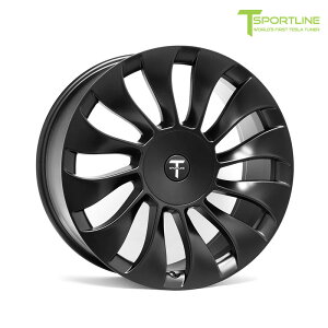SV201010114SB T Sportline Tesla Model Y 20inch �e�B�[�X�|�[ �c���C�� �e�X�� ���f�� Y TSV Flow Forged Tesla Wheel (Set of 4) �ySatin Black�z