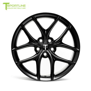 T5188585114SB T Sportline Tesla Model 3/Model Y 18inch eB[X|[cC eX f 3 TS5 Flow Forged Tesla Wheel (Set of 4) ySatin Blackz