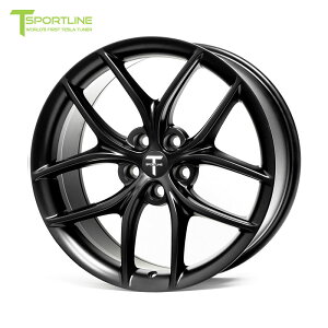 T5198585114SB T Sportline Tesla Model 3 19inch eB[X|[cC eX f 3 TS5 Flow Forged Tesla Wheel (Set of 4) ySatin Blackz
