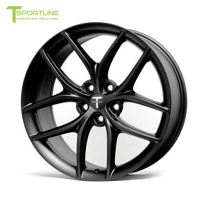 T5208510114SB T Sportline Tesla Model 3 20inch eB[X|[cC eX f 3 TS5 Flow Forged Tesla Wheel (Set of 4) ySatin Blackz