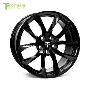 ST188585114SB T Sportline Tesla Model 3/Model Y eX f3/f Y zC[ 18 TST Flow Forged Tesla Wheel (Set of 4)ySatin Blackz