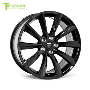 ST198585114DB T Sportline Tesla Model 3 eX f 3 zC[ 19 TST Flow Forged Tesla Weel(Set of 4) yGross Blackz