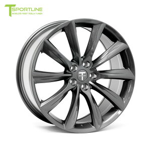 ST208510114SY T Sportline Tesla Model 3 eX f 3 zC[ 20 TST Flow Forged Tesla Weel(Set of 4) ySpace Grayz