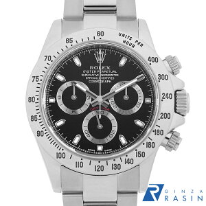 【最大3万円クーポン＆ポイント2倍】ロレックスデイトナ116520ブラックランダム番メンズ【中古】【腕時計】【送料無料】【返品OK】【ローン60回払い特別低金利】