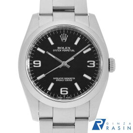 【ローン60回払い特別低金利】ロレックス オイスターパーペチュアル 116000 ブラック 369ホワイトバー 日本限定 M番 メンズ【中古】【腕時計】【送料無料】【返品OK】