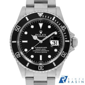 【ローン60回払い特別低金利】ロレックス サブマリーナ デイト 16610 ブラック オンリースイス U番 メンズ【中古】【腕時計】【送料無料】【返品OK】