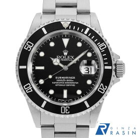 【ローン60回払い特別低金利】ロレックス サブマリーナ デイト 16610 ブラック U番 メンズ【中古】【腕時計】【送料無料】【返品OK】